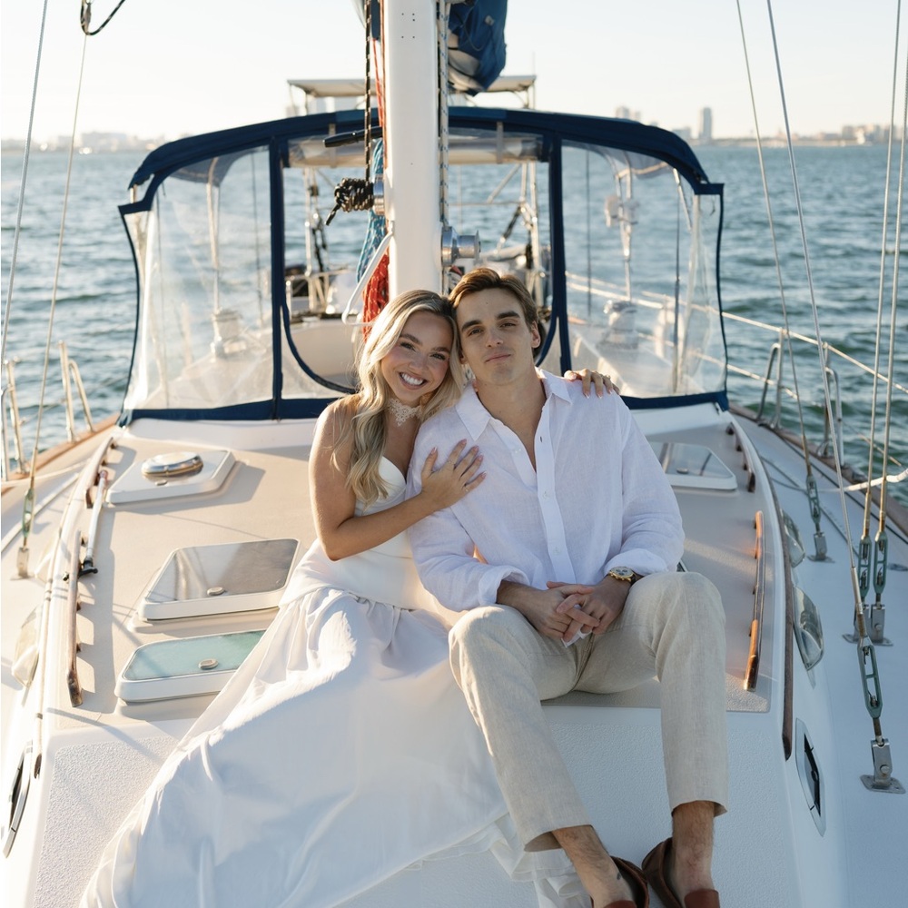 Babyboo Vietta White and Cream Dress - Picture 4 of 4